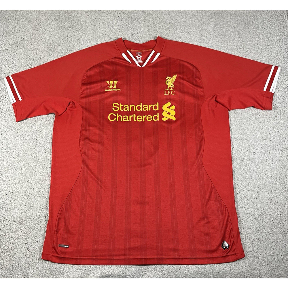 Liverpool Jersey Mens 3XL Steven Gerrard #8 Home Warrior Soccer Football 2013